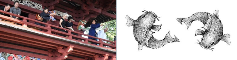高崎神社　秋季例大祭と鯉の明神様イメージ
