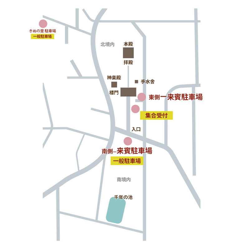 高崎神社　秋季例大祭当日マップ